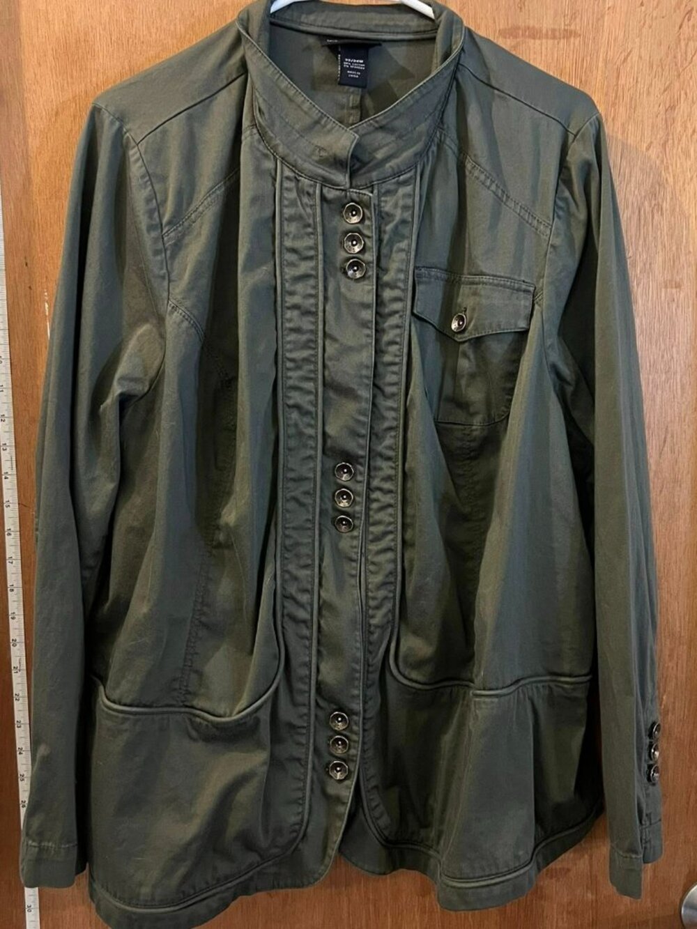 🐻Size 22/24W - Lane Bryant - Army Green Light Weight Jacket